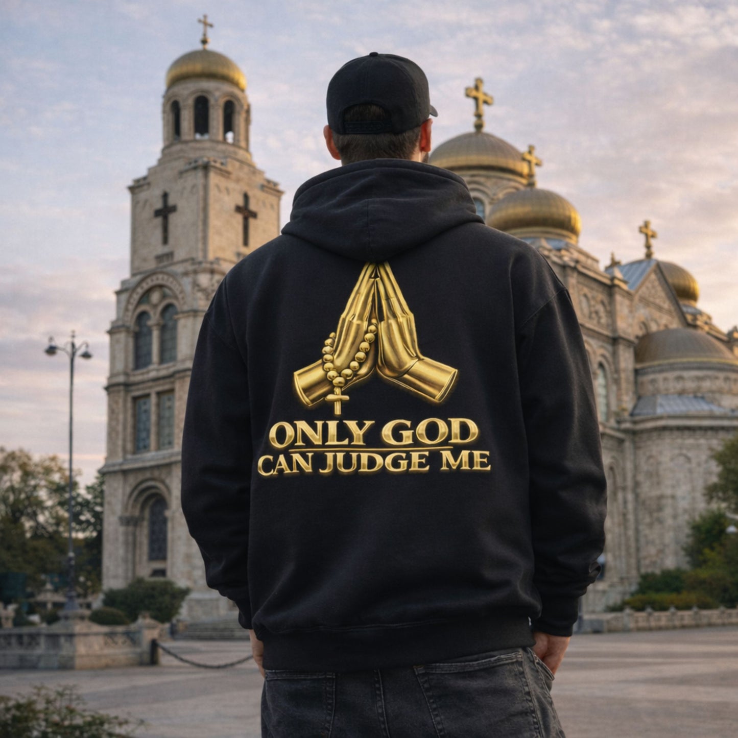 Only God pullover hoodie
