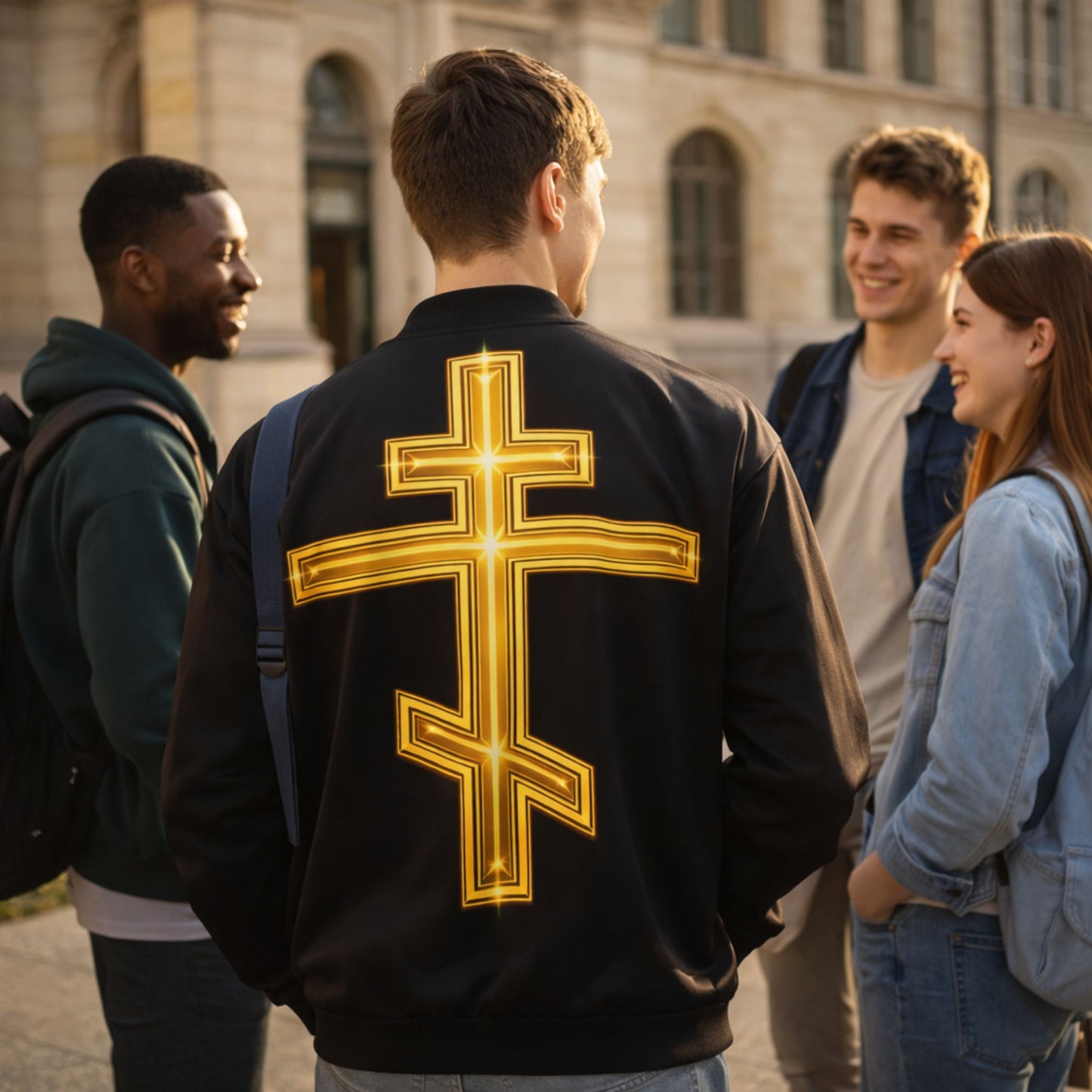 Russian Cross Bomber Jacket