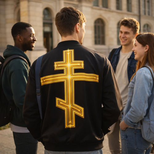 Russian Cross Bomber Jacket